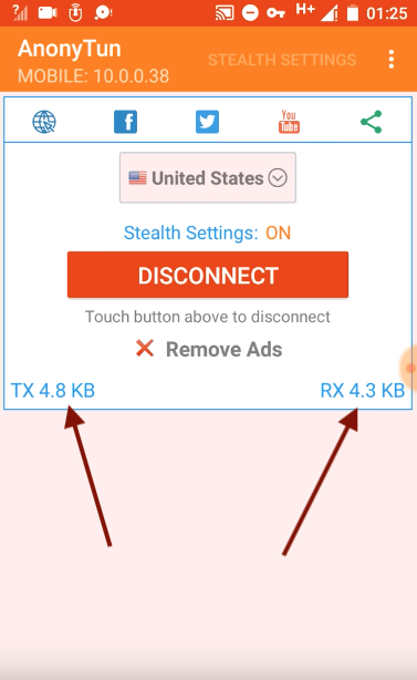 anonytun argentina personal