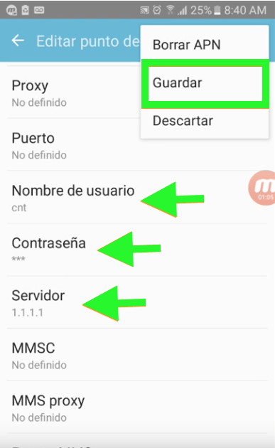 apn para acelerar internet gratis cnt 2019 android
