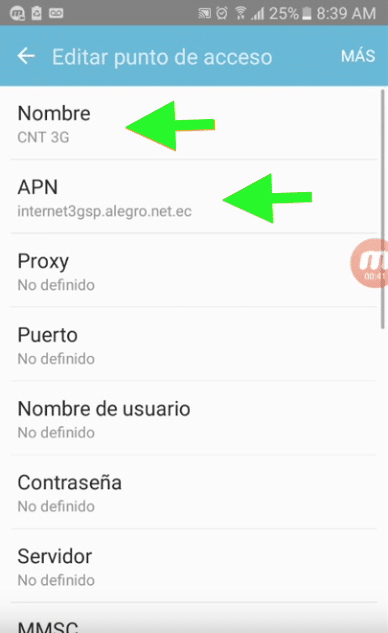como crear acelerar internet gratis cnt para android