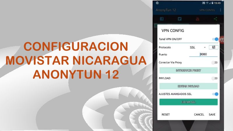 configuracion anonytun movistar nicaragua 2018 internet gratis vpn