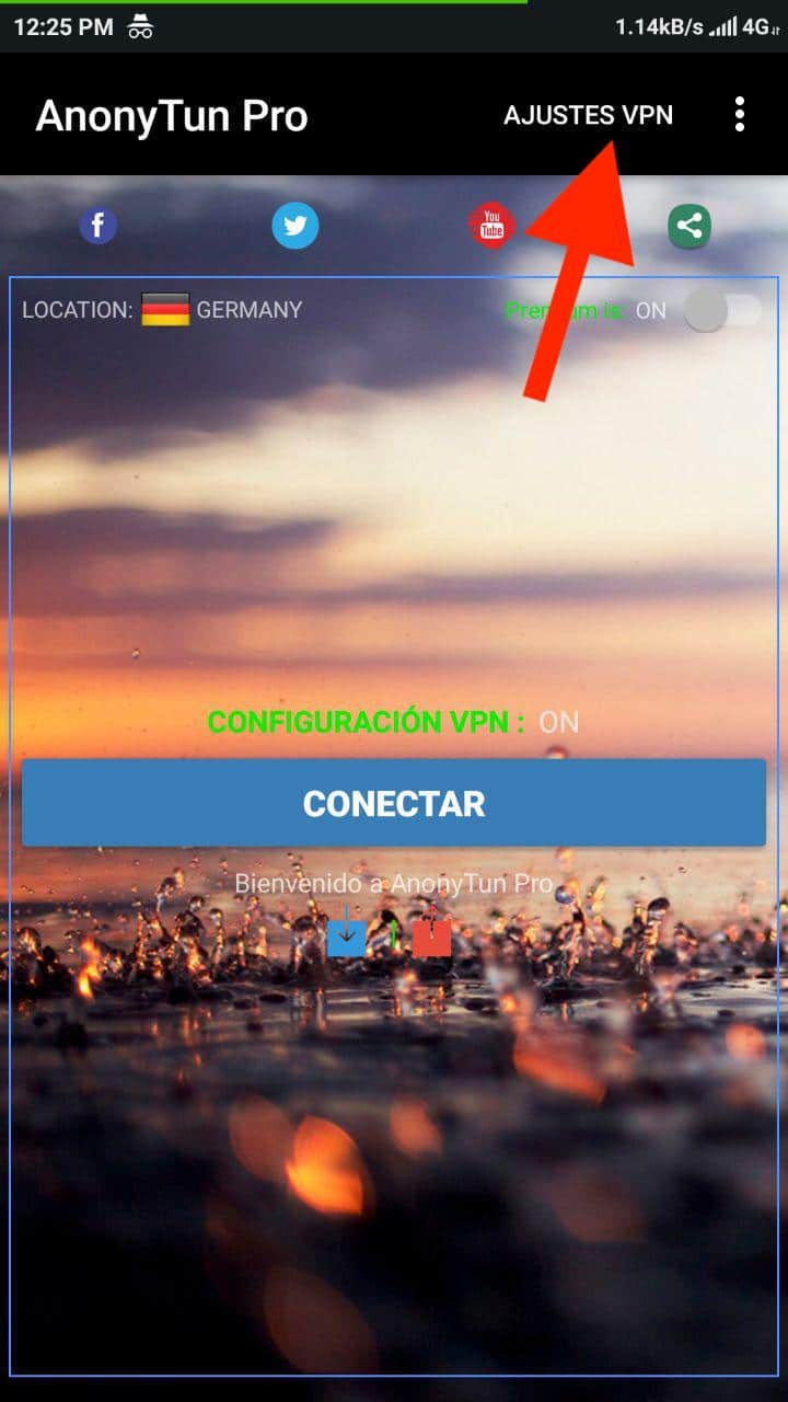 configuracion anonytun movistar panama