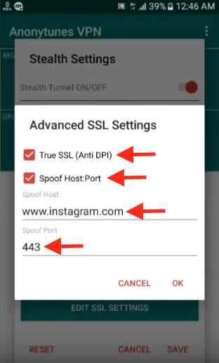megas gratis configuracion combo vpn movistar android
