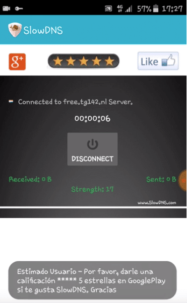 megas gratis configuracion slowdns movistar espana datos moviles free