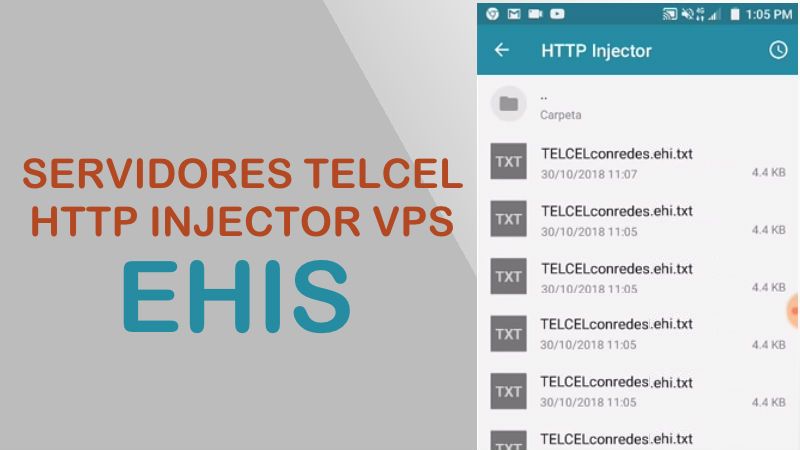 descargar servidores telcel http injector 2018 gratis vps