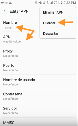 apn wap de telcel para servidores telcel wap