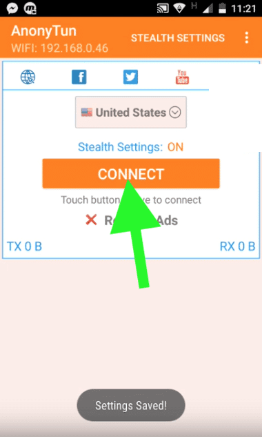 como conectar configuraciones telcel anonytun 2019