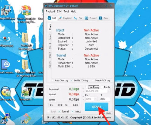 como configurar svl injector internet gratis computadora pc