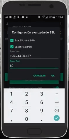configurar generador de payload en android