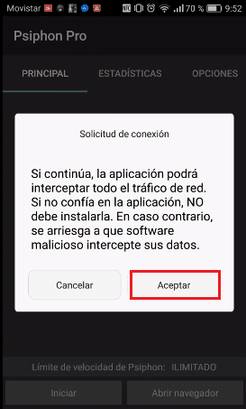 configurar psiphon pro apk ilimitado en-movistar argentina