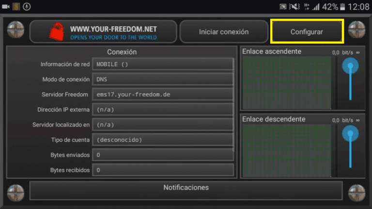 configurar your freedom rapido y facil