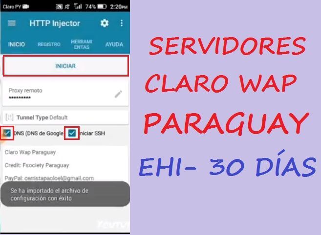 descargar servidores vpn ehi claro wap paraguay http injector apk 2019 vpn