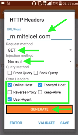 internet gratis 3g configuraciones telcel anonytun