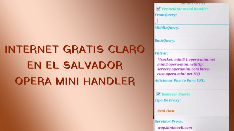 internet gratis claro el salvador 2019 opera mini handler