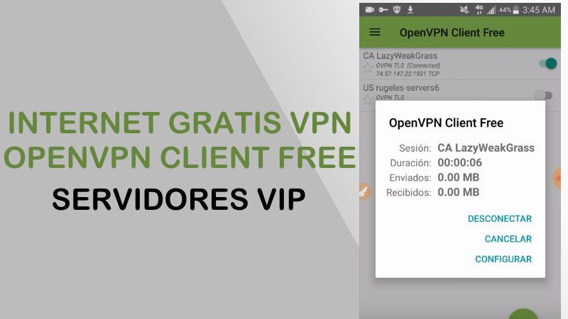 internet gratis openvpn client free servers vip premium 4g android