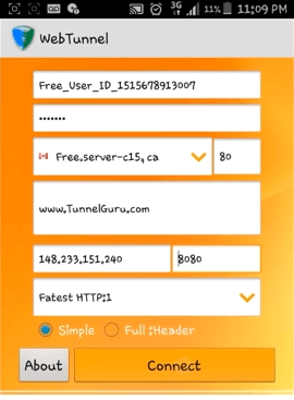 configurar webtunnel apk conectar perfil wap telcel
