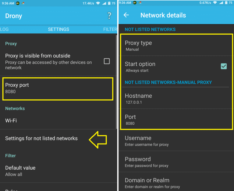 datos moviles script qpython para movistar vpn