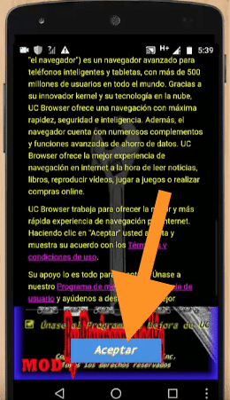 descargar configurar uc browser movistar apk