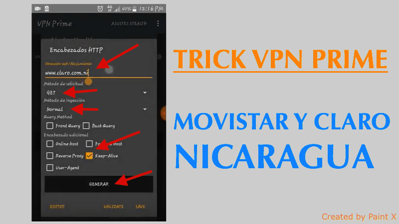 descargar trick vpn prime mod apk claro movistar nicaragua 2019