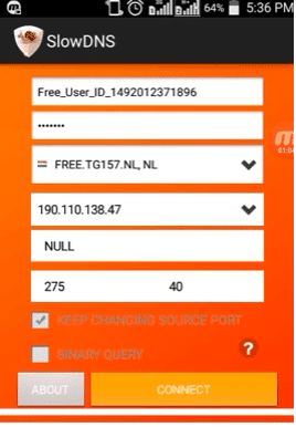 nueva configuracion slowdns universal para claro 2019