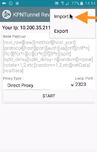 servidor premium vpn kpn tunnel internet gratis