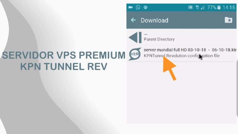 servidor premium vpn kpn tunnel rev apk internet gratis