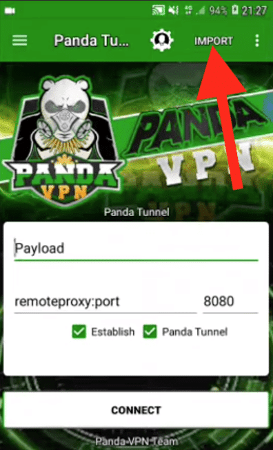 conecta panda tunnel vpn