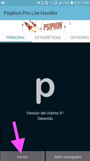 como configurar psiphon handler movistar panama