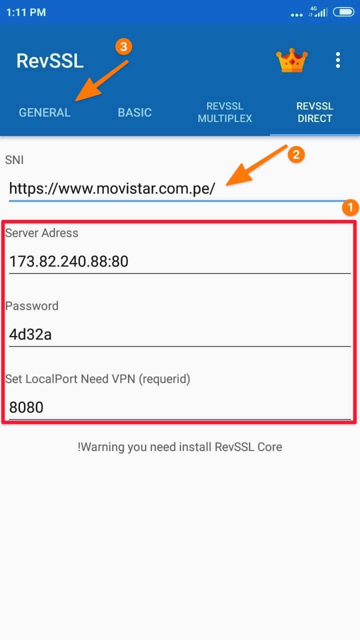 como conectar RevSSL
