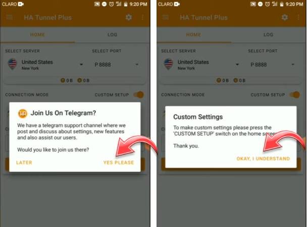 Ha Tunnel Plus APK internet gratis ilimitado 3G/4G