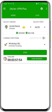 24clan VPN Plus app gratis para Android