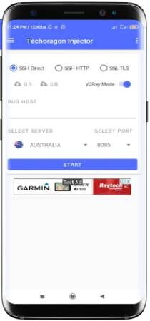 Techoragon Injector app para tener internet gratis